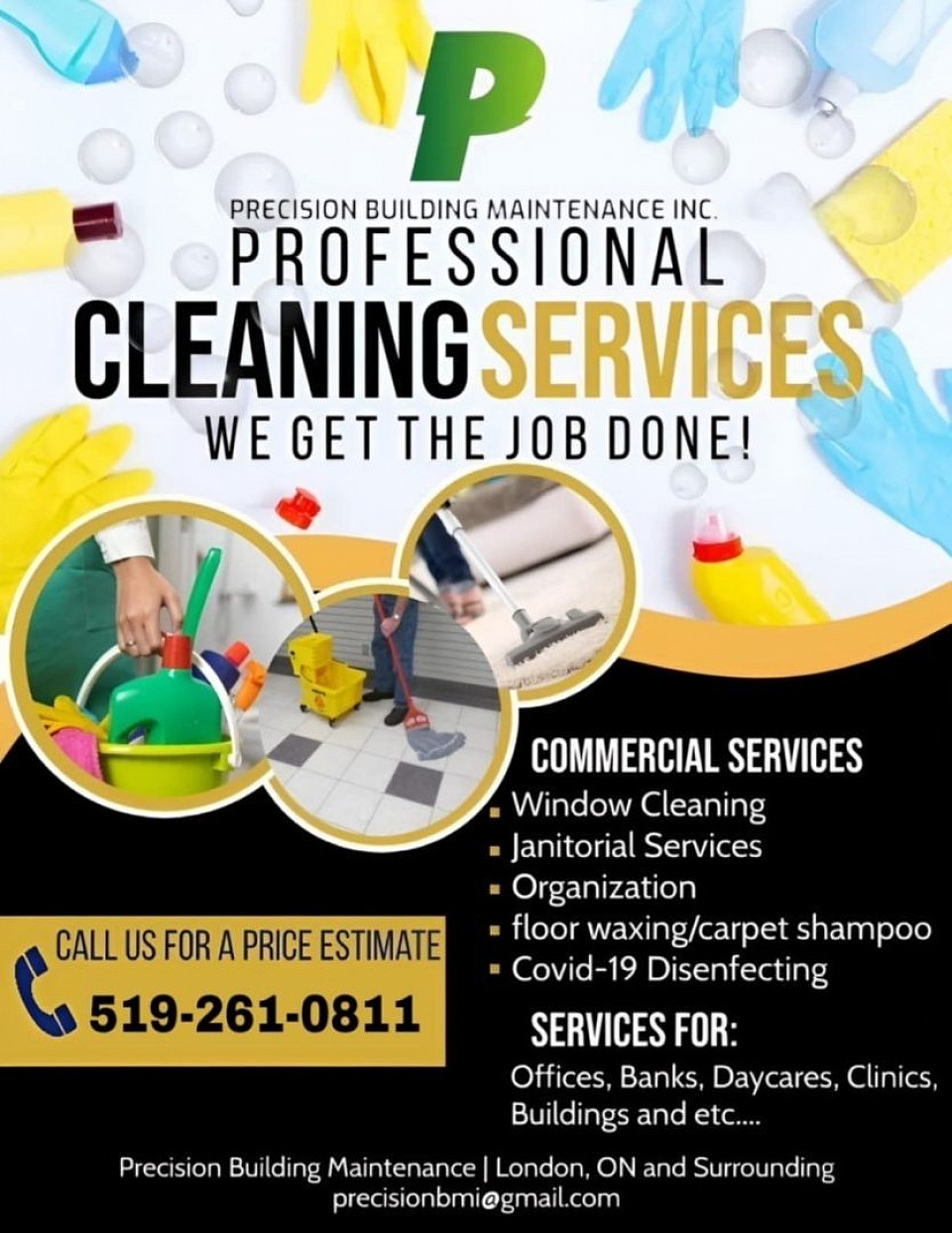You can depend on our experienced & professional cleaners